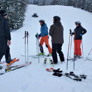 Gruppe Ski Hang Schnee Winter